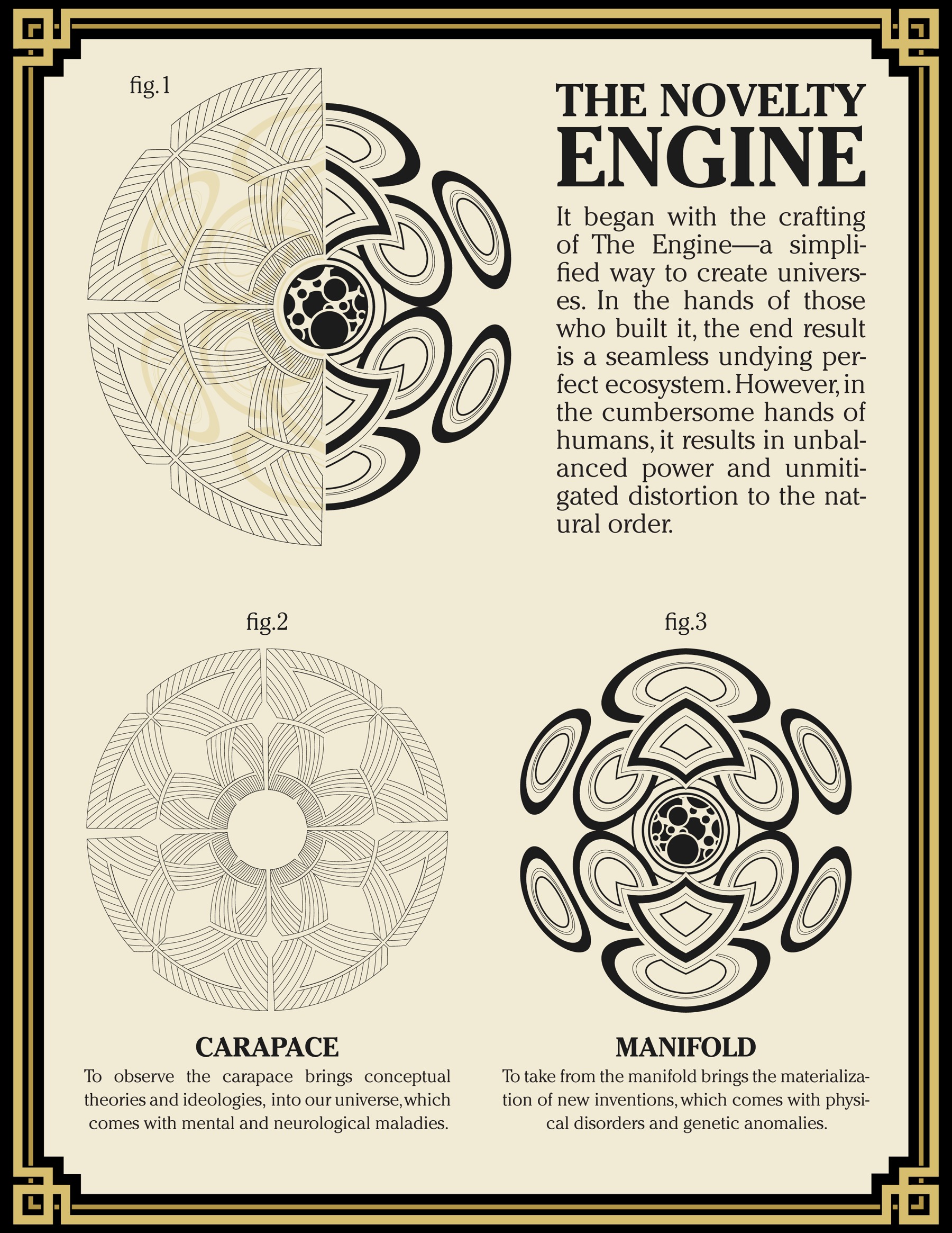 The Novelty Engine — Original Novelty Engine development sheet by Joshua Jenkins.